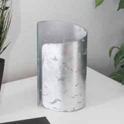 Tischleuchte Papiro, silber