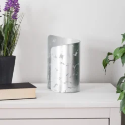 Tischleuchte Papiro, silber