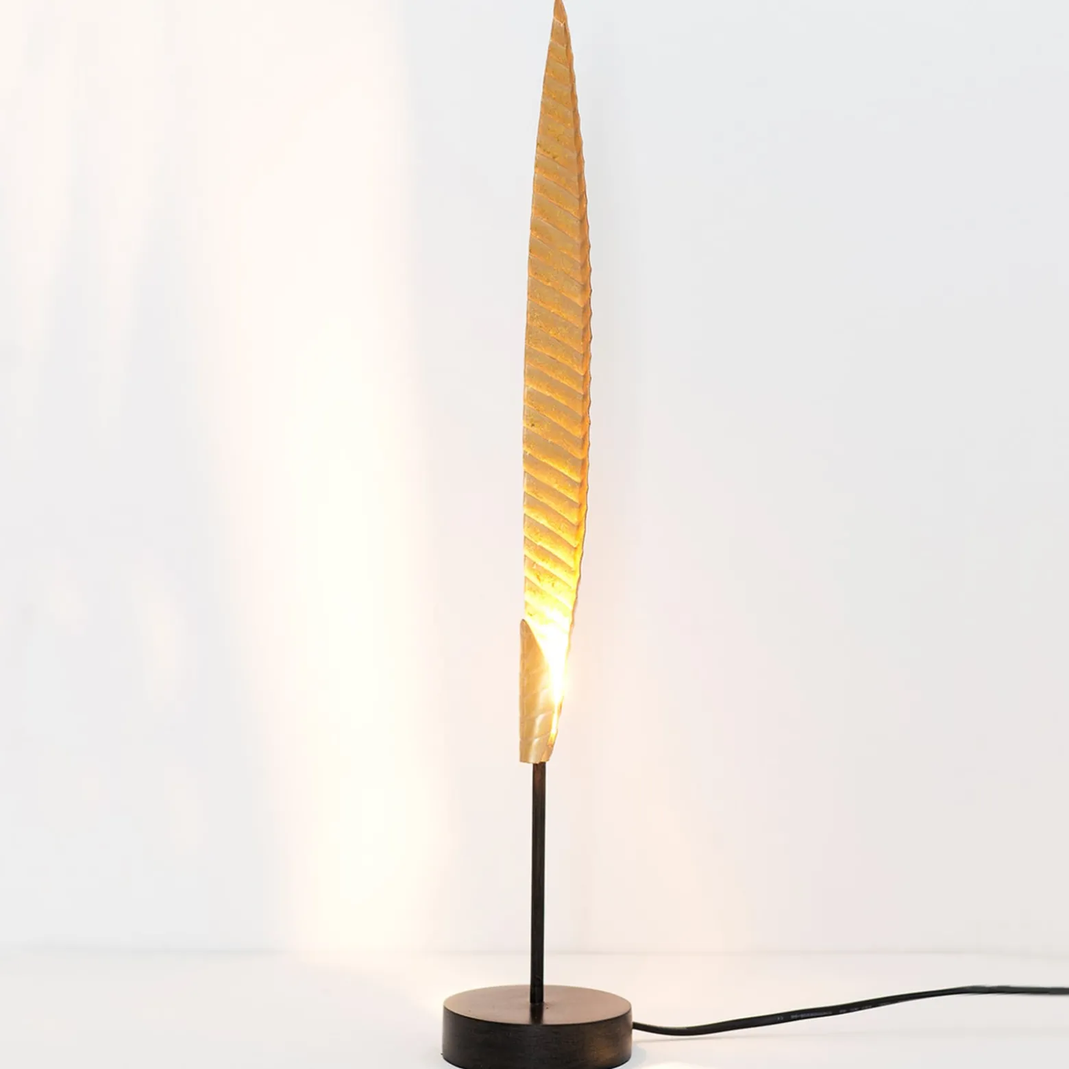 Tischleuchte Penna gold Höhe 51 cm