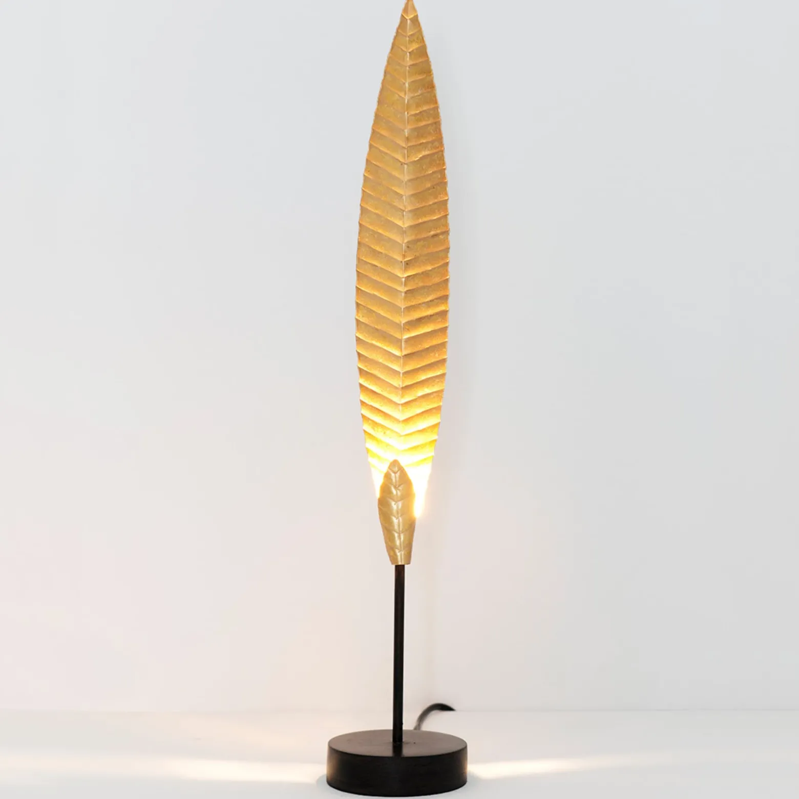 Tischleuchte Penna gold Höhe 51 cm