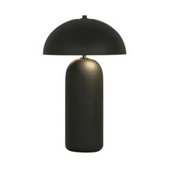 Tischleuchte 23006, schwarz, Keramik, Höhe 48 cm, E27