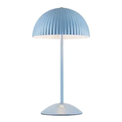 Tischleuchte Zin, blau, Eisen, Höhe 35,5 cm, G9