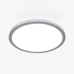 Titanfarbene LED-Deckenlampe Aria, dimmbar - 40 cm