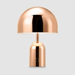 Tom Dixon Akku-Tischlampe BELL PORTABLE, kupfer, 28 cm IP44