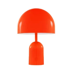 Tom Dixon Akku-Tischlampe BELL PORTABLE, rot, 28 cm IP44