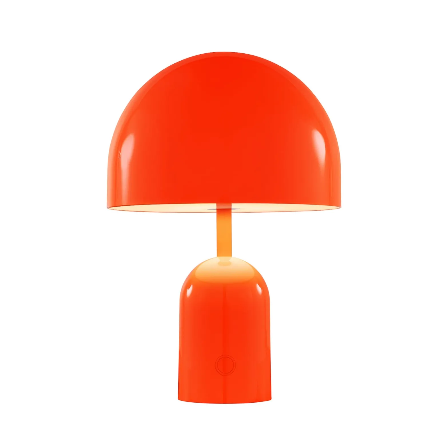 Tom Dixon Akku-Tischlampe BELL PORTABLE, rot, 28 cm IP44