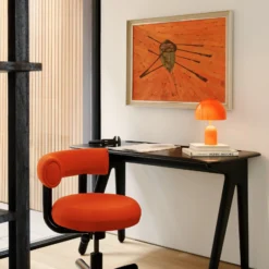 Tom Dixon Akku-Tischlampe BELL PORTABLE, rot, 28 cm IP44