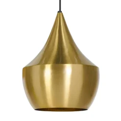 Tom Dixon Beat Fat LED-Pendelleuchte, messing