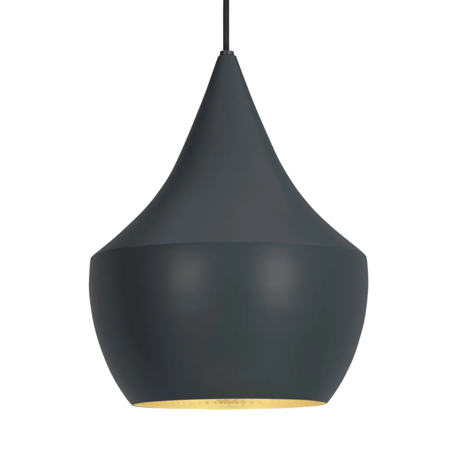 Tom Dixon Beat Fat LED-Pendelleuchte, schwarz