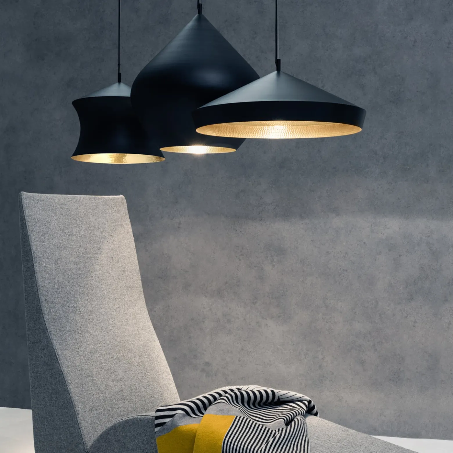 Tom Dixon Beat Flat LED-Pendelleuchte