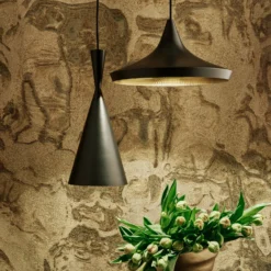 Tom Dixon Beat Tall LED-Pendelleuchte, schwarz