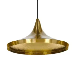 Tom Dixon Beat Wide LED-Hängeleuchte, messing