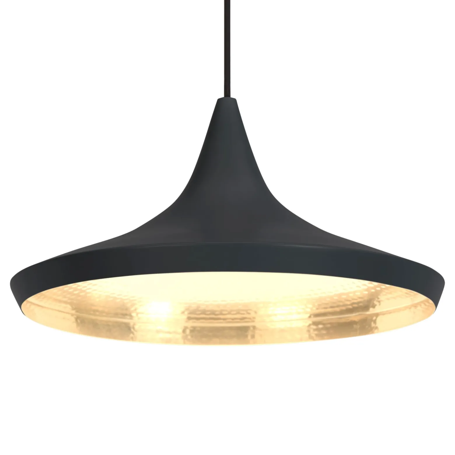 Tom Dixon Beat Wide LED-Hängeleuchte, schwarz