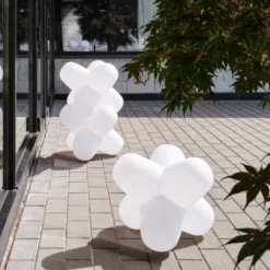 Tom Dixon LED-Akku-Tischleuchte JACK, weiß, 58 x 58 cm, IP65