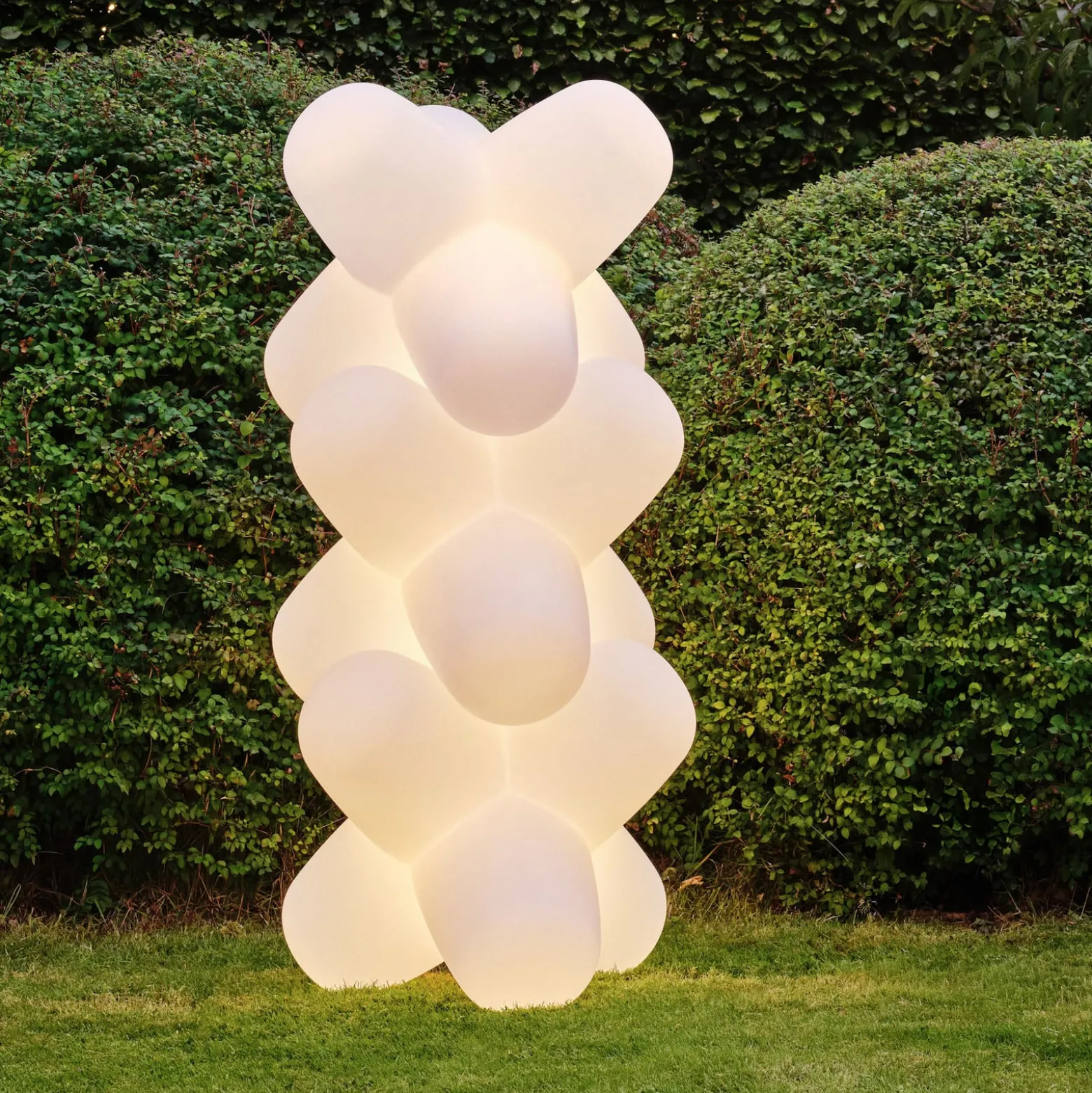 Tom Dixon LED-Akku-Tischleuchte JACK, weiß, 58 x 58 cm, IP65