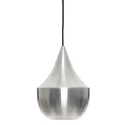 Tom Dixon LED-Hängelampe Beat Fat Unbeaten, aluminiumfarben