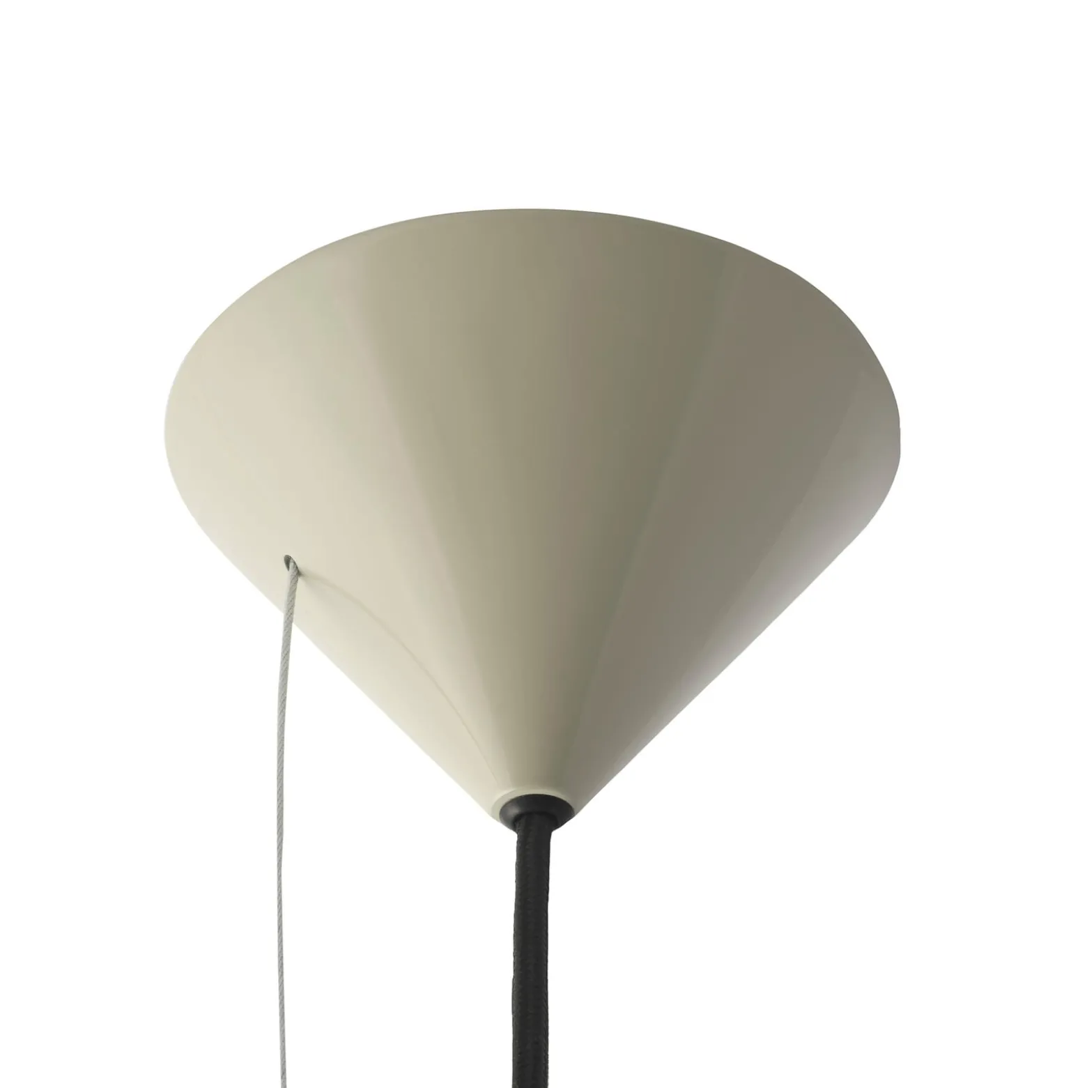 Tom Dixon LED-Hängelampe Pose, grau-beige, Ø 25 cm Stahl dim