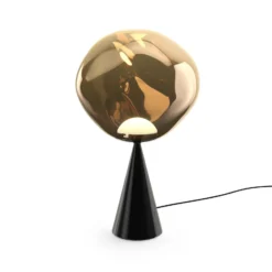 Tom Dixon LED-Tischlampe Melt Cone Fat, bronzefarben, 47 cm