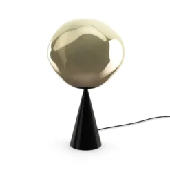 Tom Dixon LED-Tischlampe Melt Cone Fat, bronzefarben, 47 cm