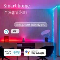 Twinkly Dots LED-Kette RGB, transparent, IP44, 10m