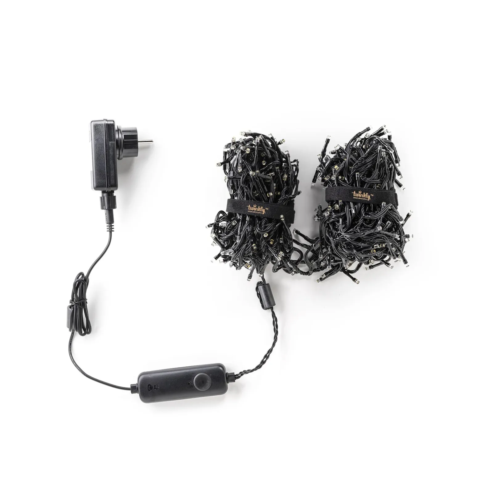Twinkly LED-Cluster-Lichterkette, CCT, schwarz, 400-flg., 6m