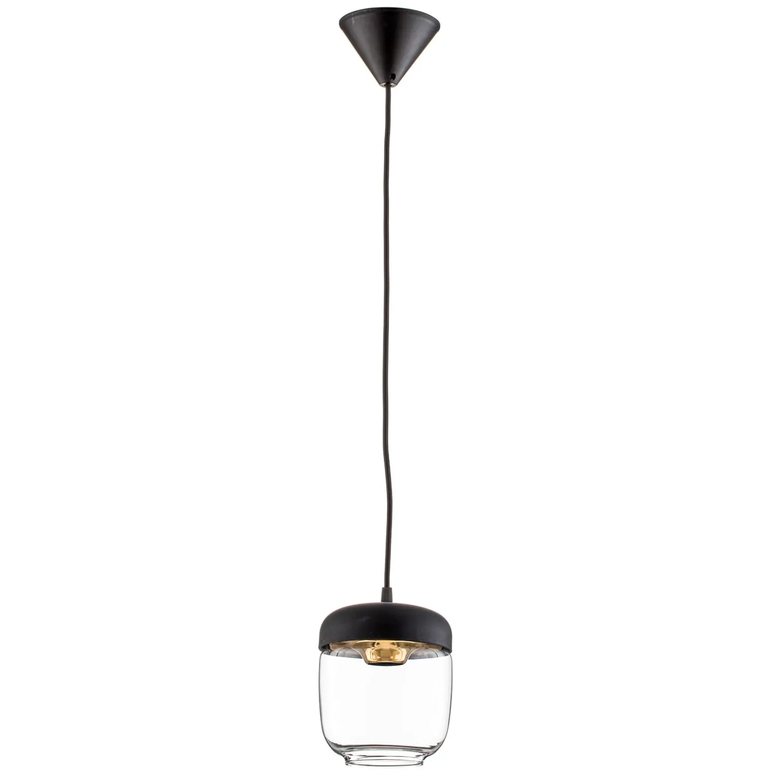UMAGE Acorn Hängelampe schwarz/messing