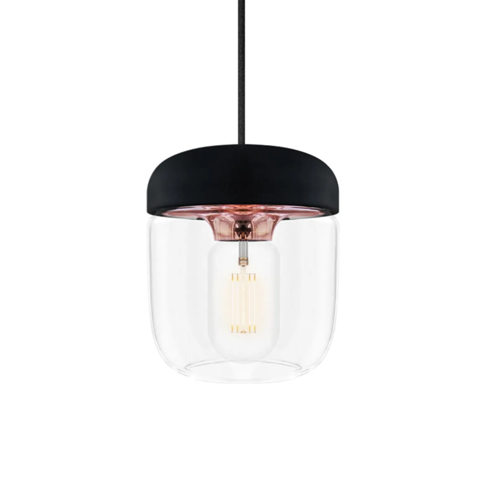 UMAGE Acorn Pendellampe schwarz/kupfer