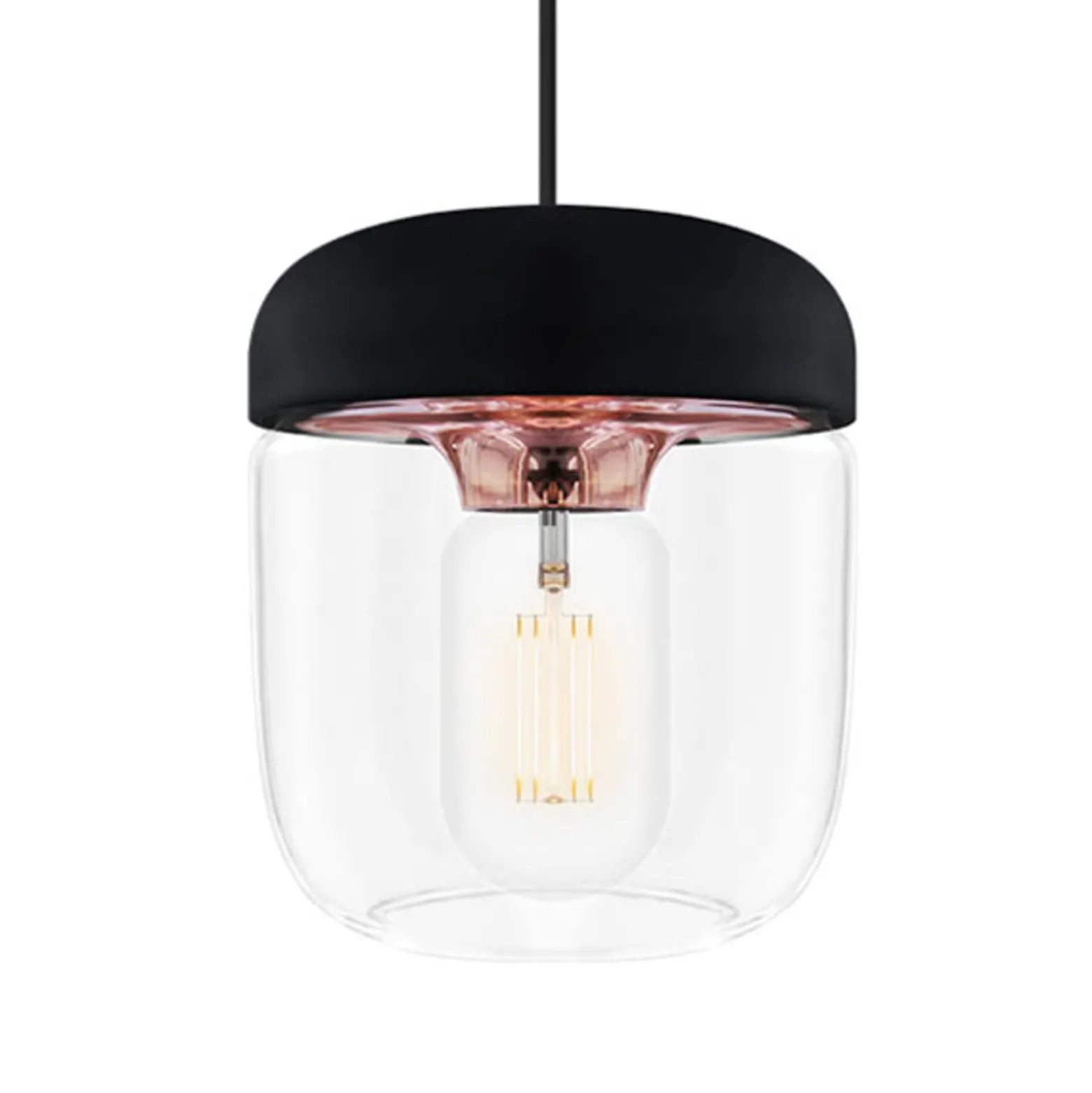UMAGE Acorn Pendellampe schwarz/kupfer