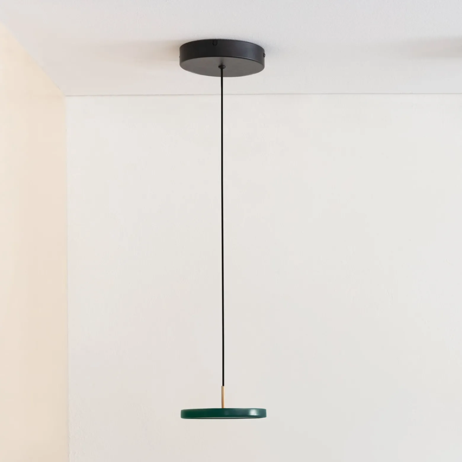 UMAGE Asteria MicroV2 Hängelampe dimmbar waldgrün
