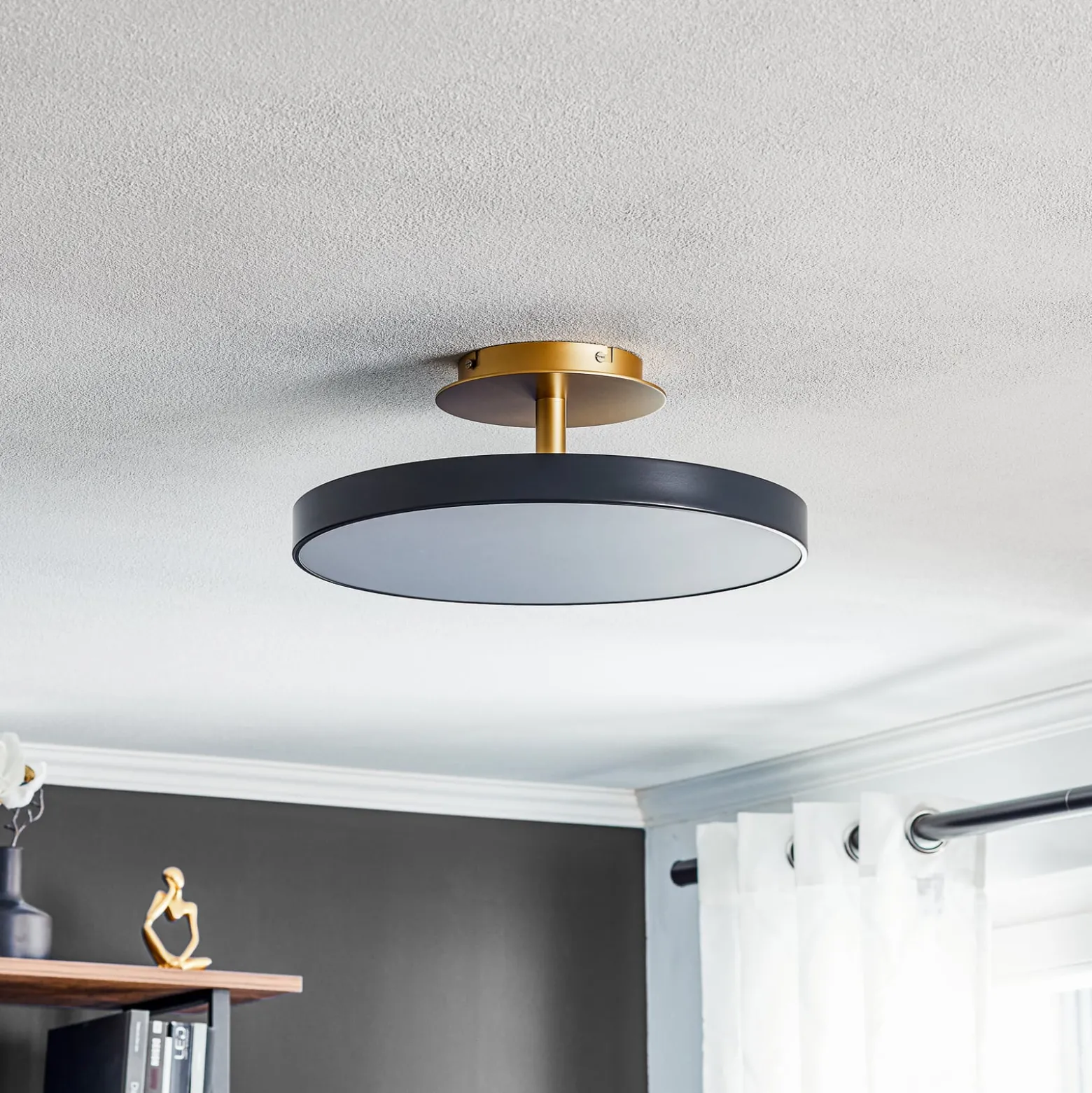 UMAGE Asteria Up Medium Deckenlampe 43cm anthrazit