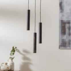 UMAGE Chimes Cluster 3 Hängeleuchte eiche schwarz