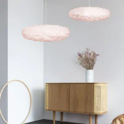 UMAGE Eos Esther Medium Hängeleuchte rosa/weiß