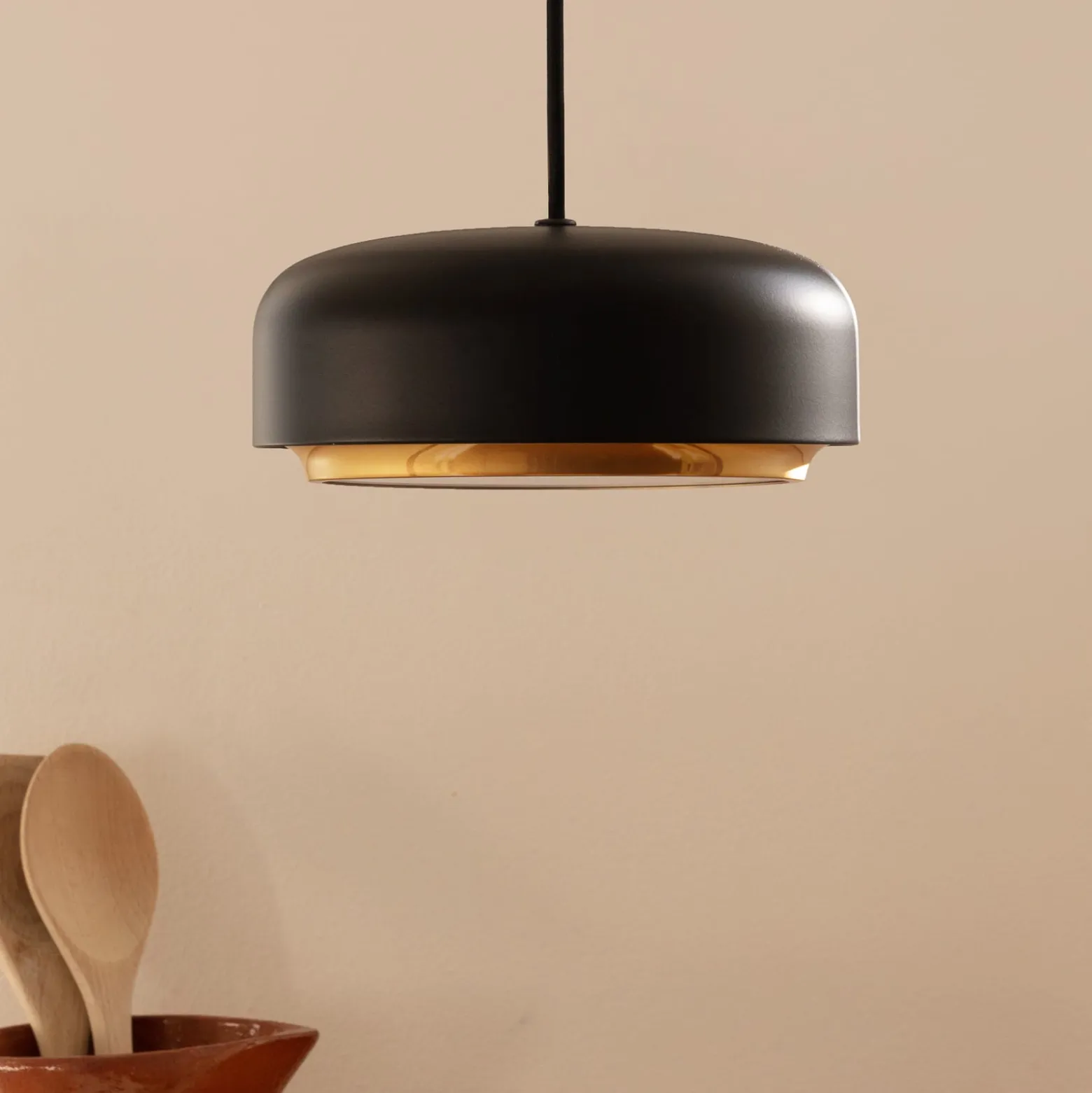 UMAGE Hazel Mini Hängeleuchte, schwarz, Ø 22cm
