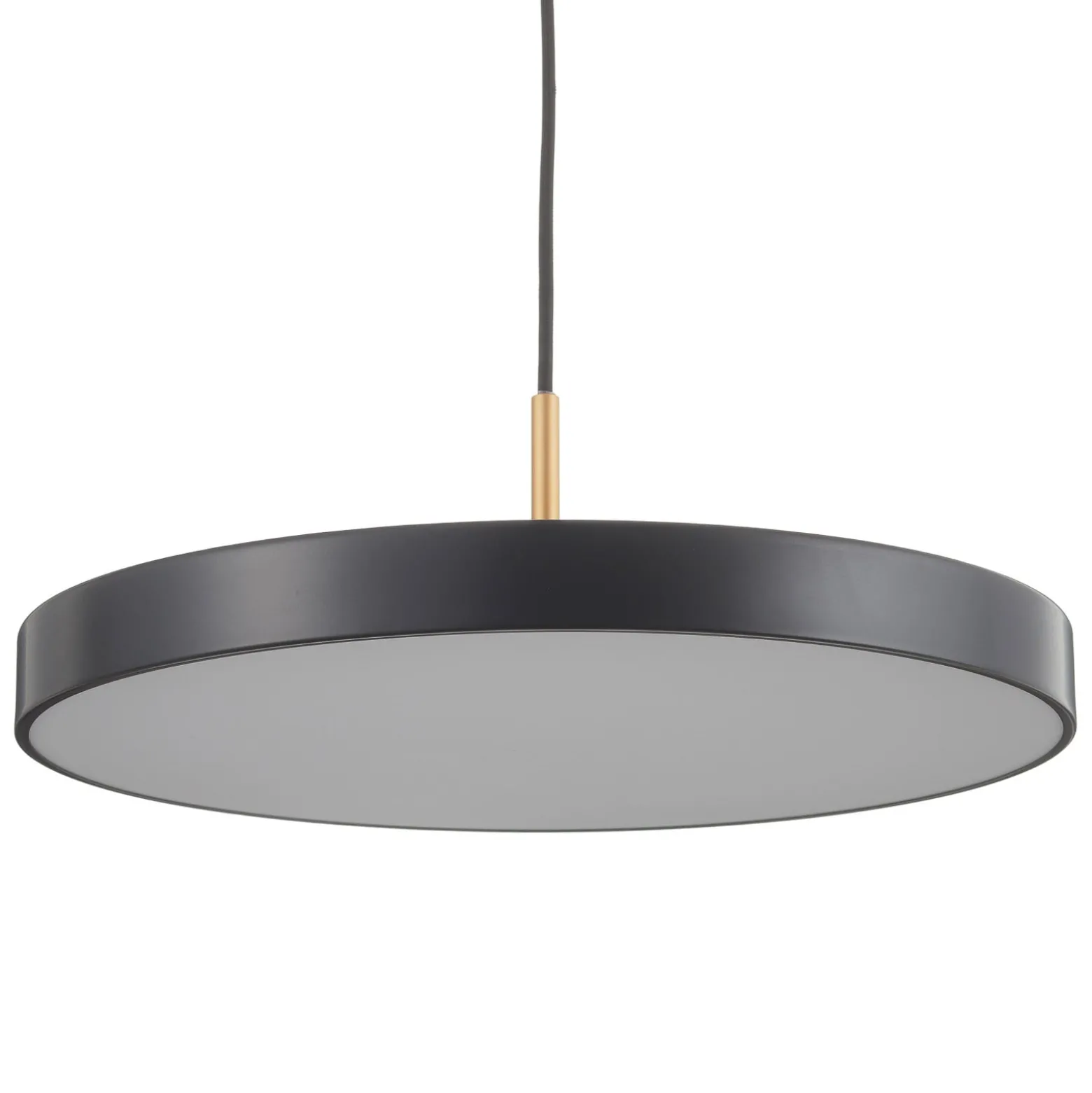 UMAGE LED-Hängelampe Asteria Medium anthrazit/messing Ø 43cm