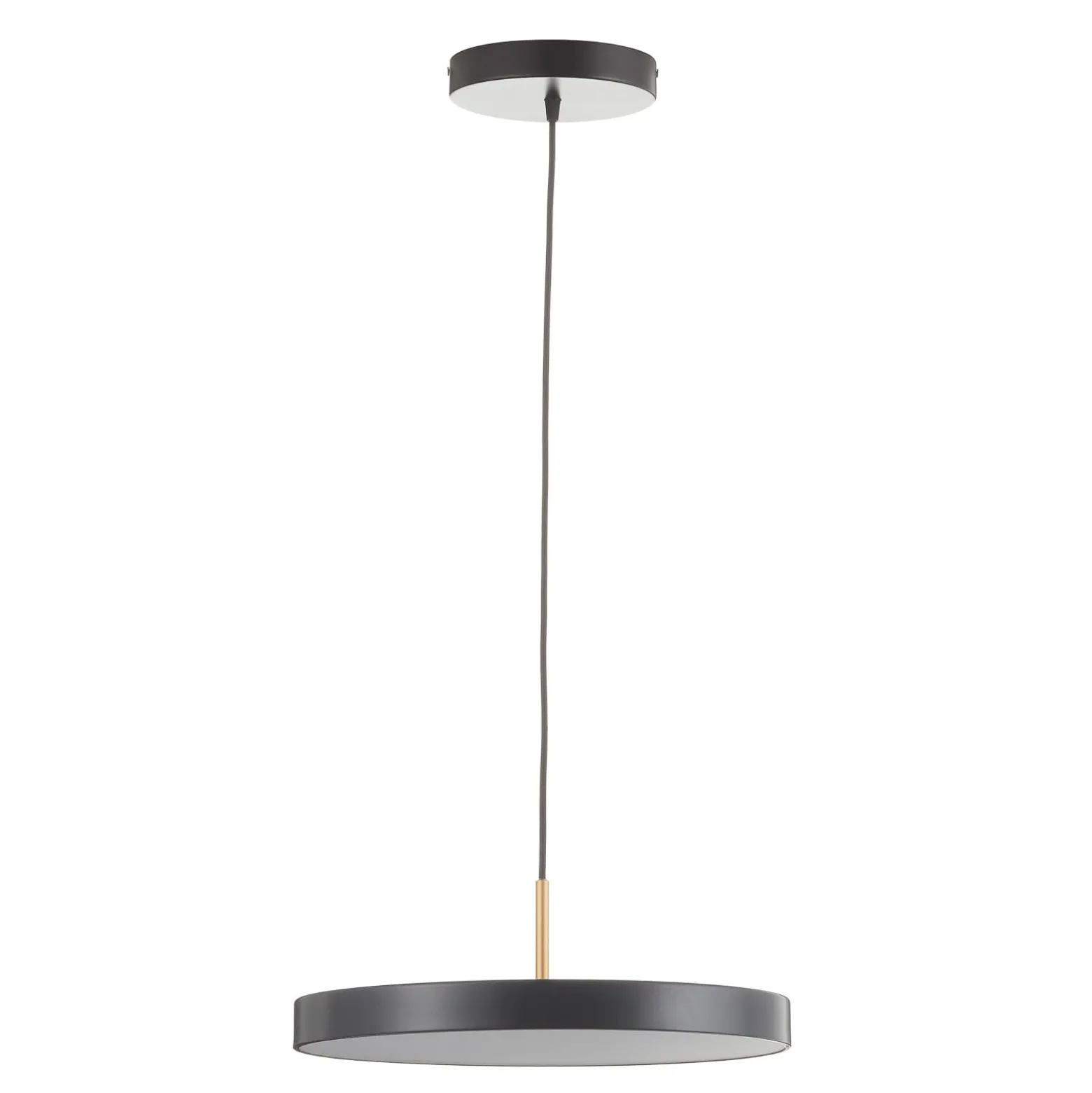 UMAGE LED-Hängelampe Asteria Medium anthrazit/messing Ø 43cm