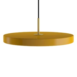 UMAGE LED-Hängelampe Asteria Mini safrangelb/messing Ø 31 cm