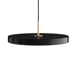 UMAGE LED-Hängelampe Asteria Plus Medium schwarz Ø 43 cm CCT