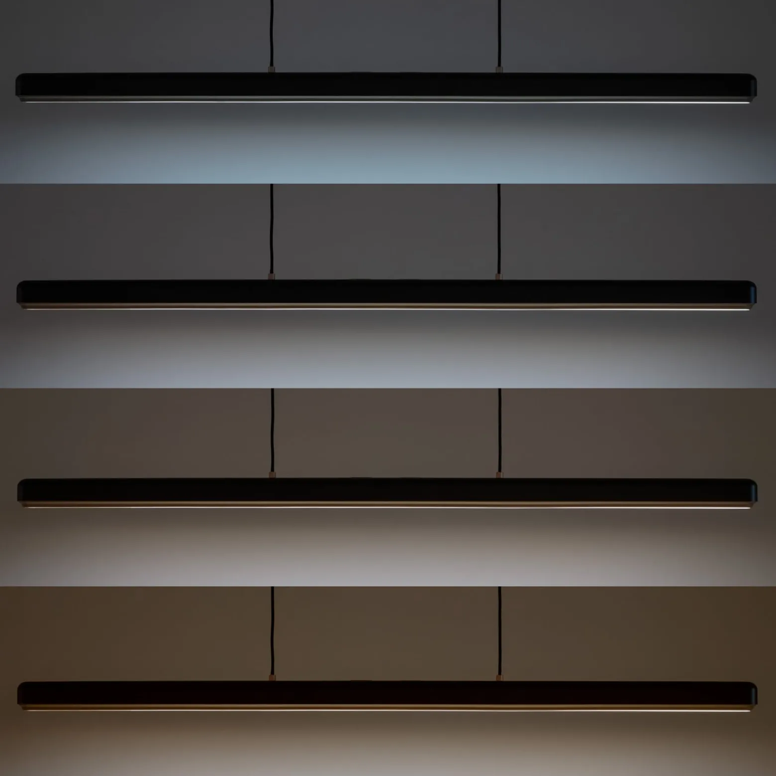 UMAGE LED-Hängelampe Hazel Branch, schwarz/messing, 150 cm