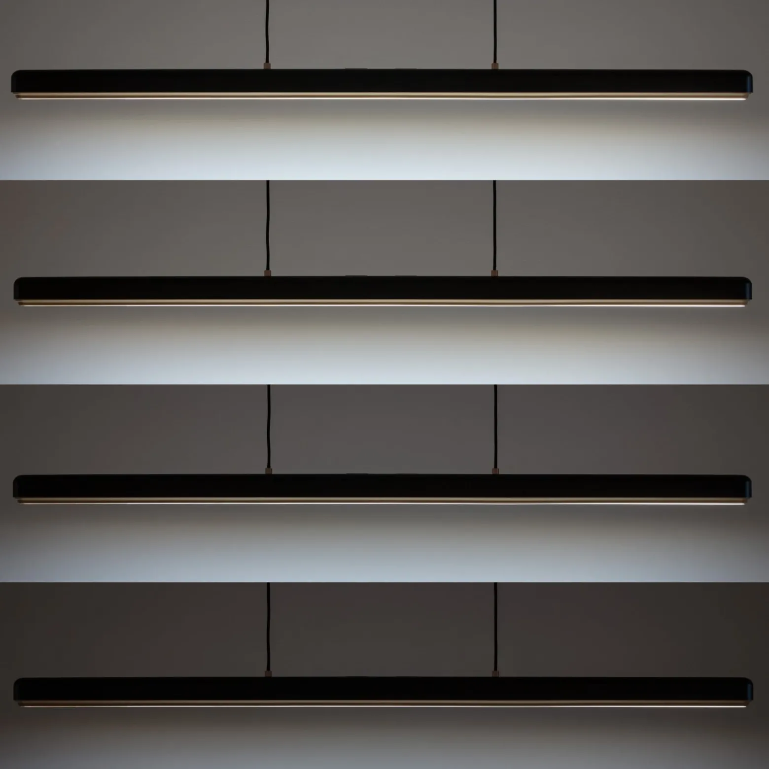 UMAGE LED-Hängelampe Hazel Branch, schwarz/messing, 150 cm