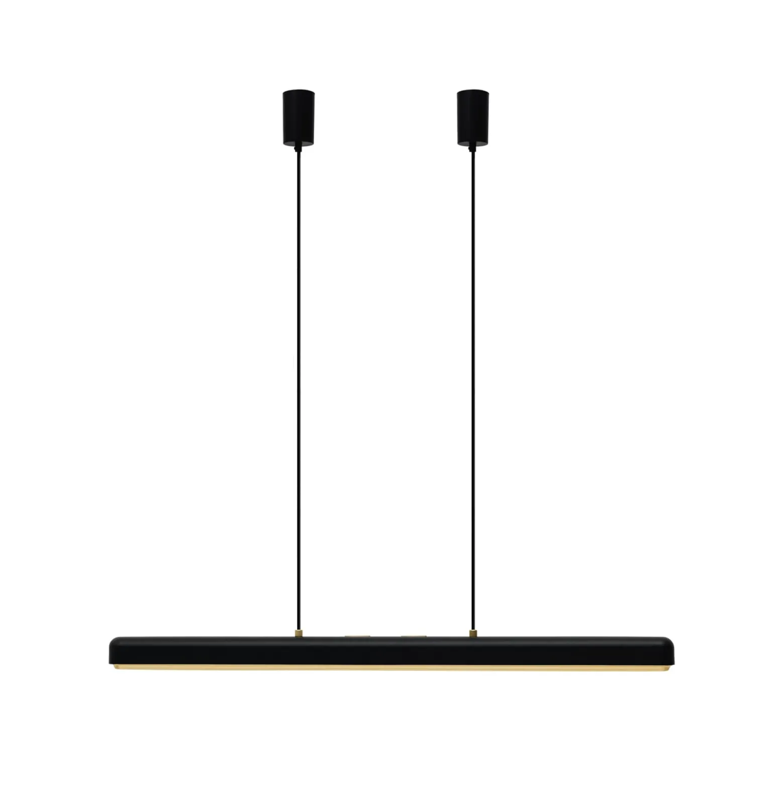 UMAGE LED-Hängelampe Hazel Branch, schwarz/messing, 100 cm