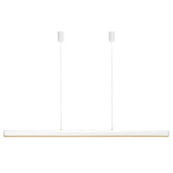 UMAGE LED-Hängelampe Hazel Branch, weiß/messing, 150 cm