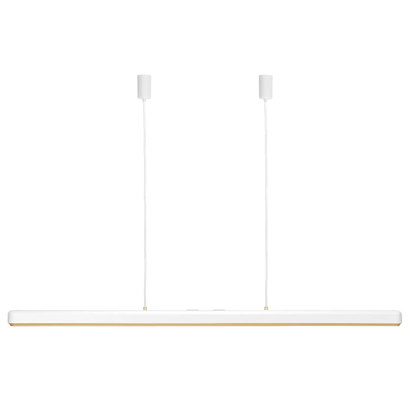 UMAGE LED-Hängelampe Hazel Branch, weiß/messing, 150 cm