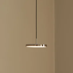 UMAGE LED-Hängeleuchte Asteria Micro, stahl poliert, Ø 15 cm