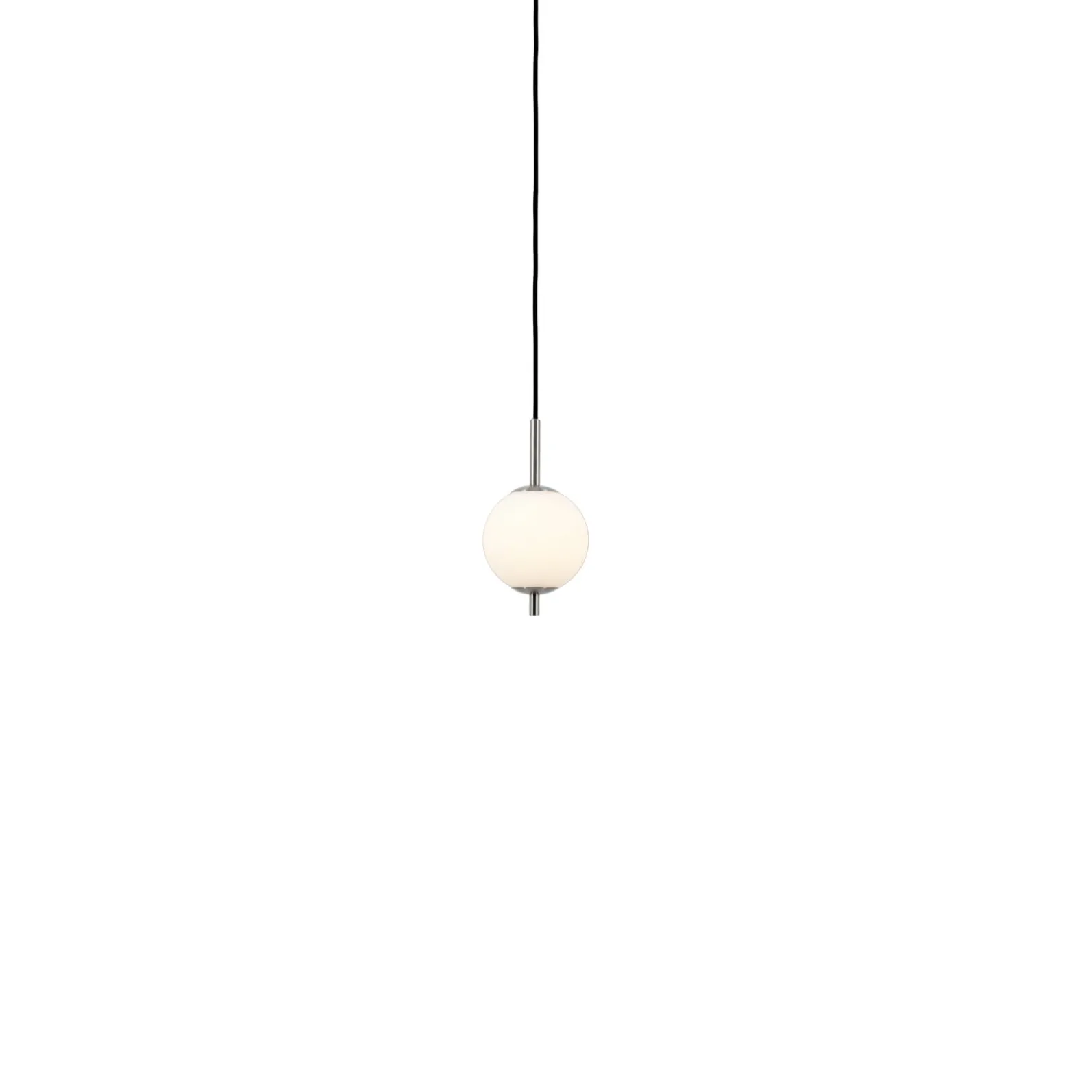 UMAGE LED-Hängeleuchte Audrey, stahlfarben, 1-flg., Ø 12 cm