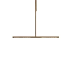 UMAGE LED-Hängeleuchte Omni, messing, 2-flg., Länge 74 cm