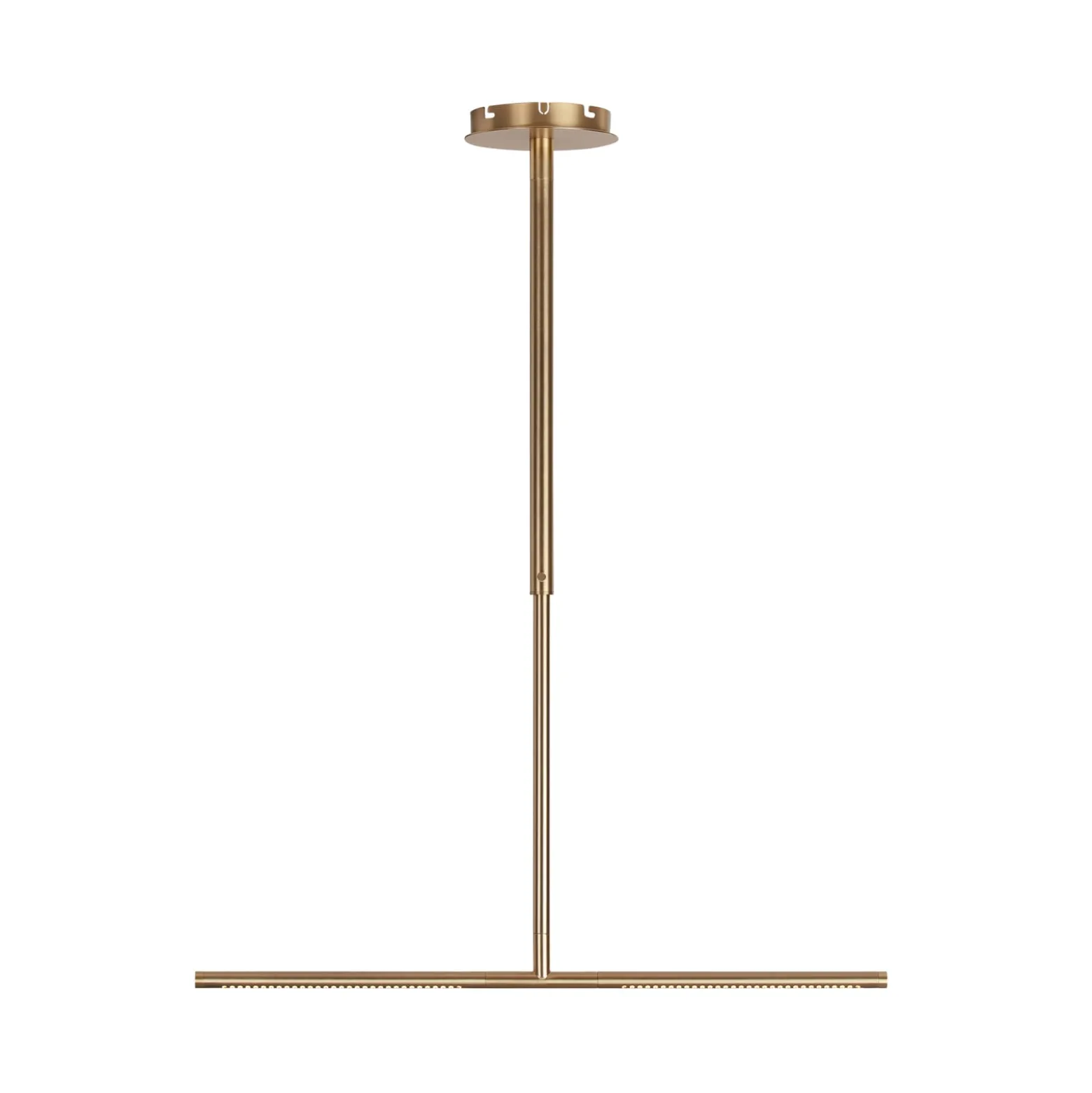 UMAGE LED-Hängeleuchte Omni, messing, 2-flg., Länge 74 cm