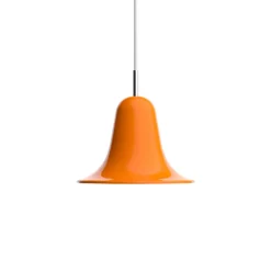 Verpan Hängeleuchte Pantop, orange, Ø 23 cm, Metall, E14