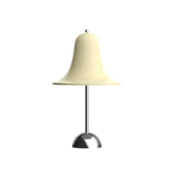 Verpan LED-Akku-Tischleuchte Pantop, cremeweiß, Höhe 30 cm