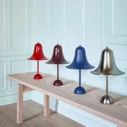VERPAN Pantop Tischlampe metallic matt