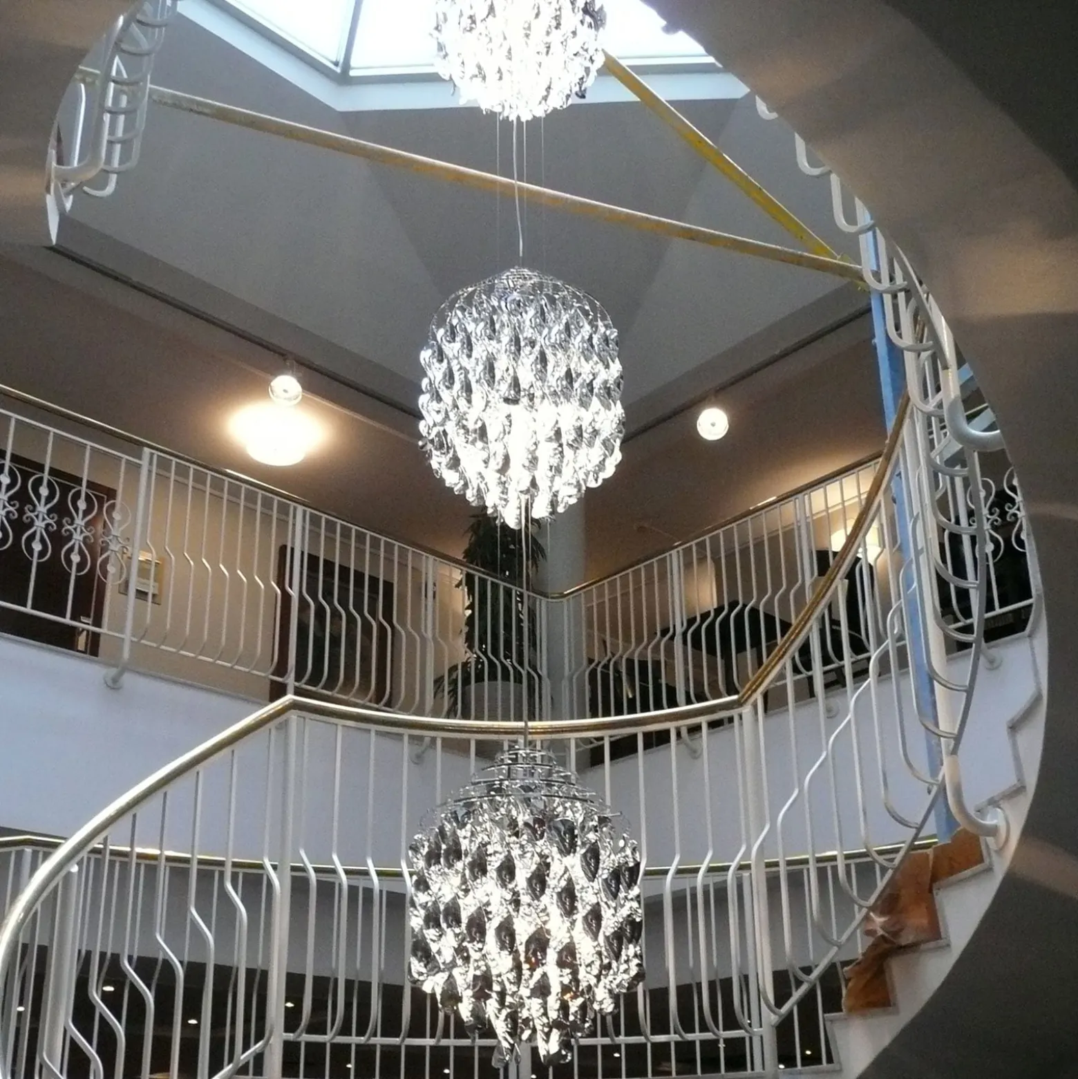VERPAN Spiral SP01 - Pendelleuchte in Silber